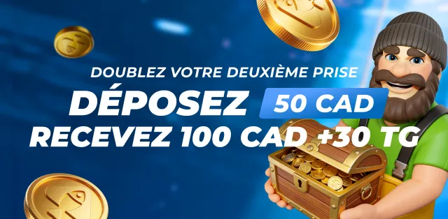 Doublez Votre Premier Dépôt !